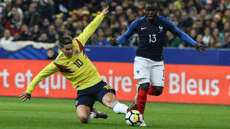 Ultimo duelo de colombia vs Francia - Getty Images